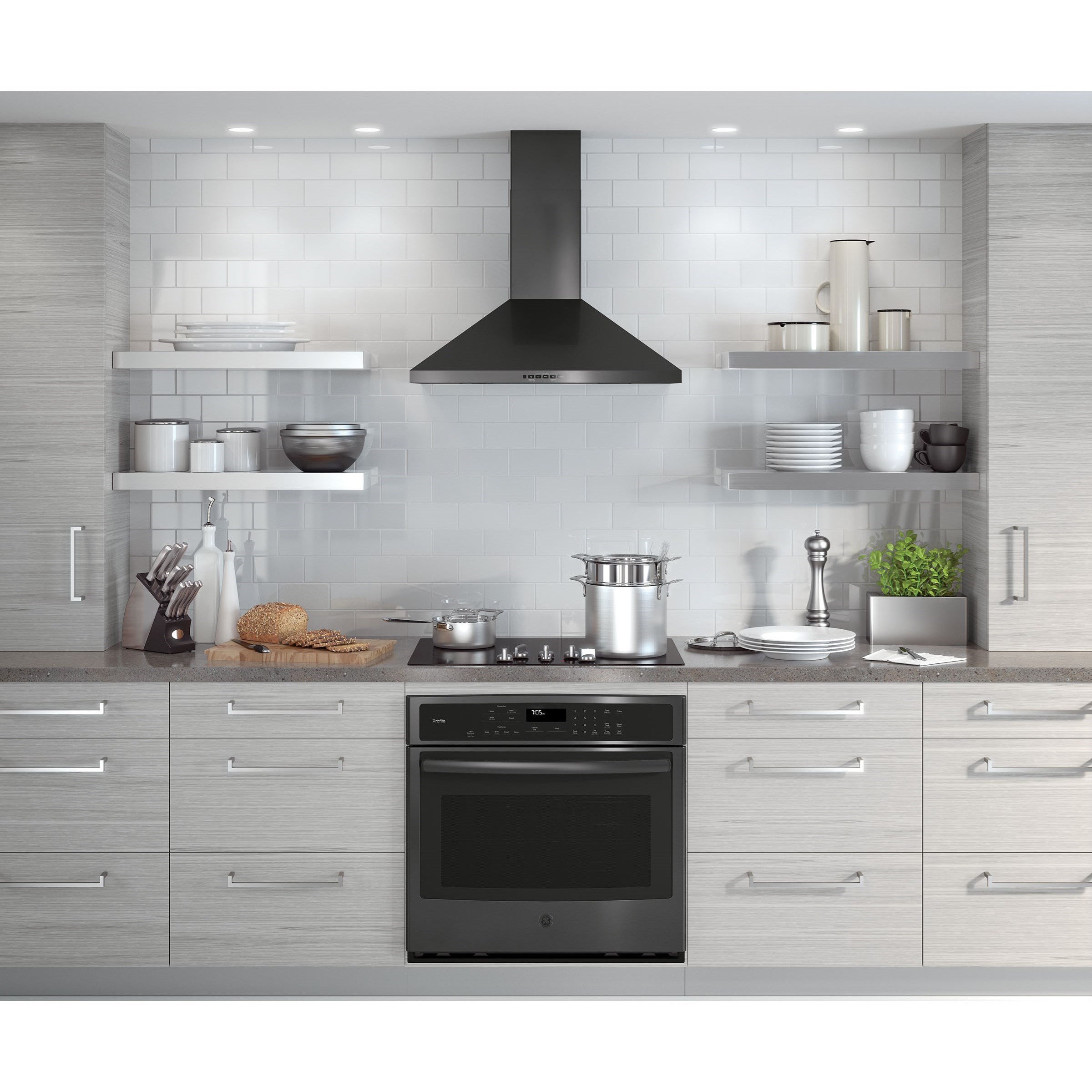 Ge chimney range clearance hood